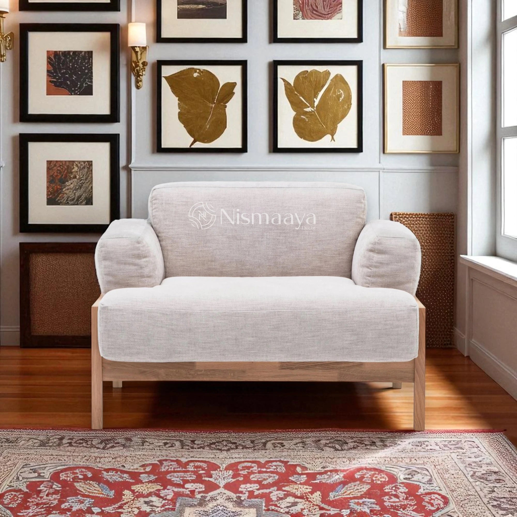 Furniture Ballard Accent Chairs Nismaaya Ballard Seater Sofa Arm Chair