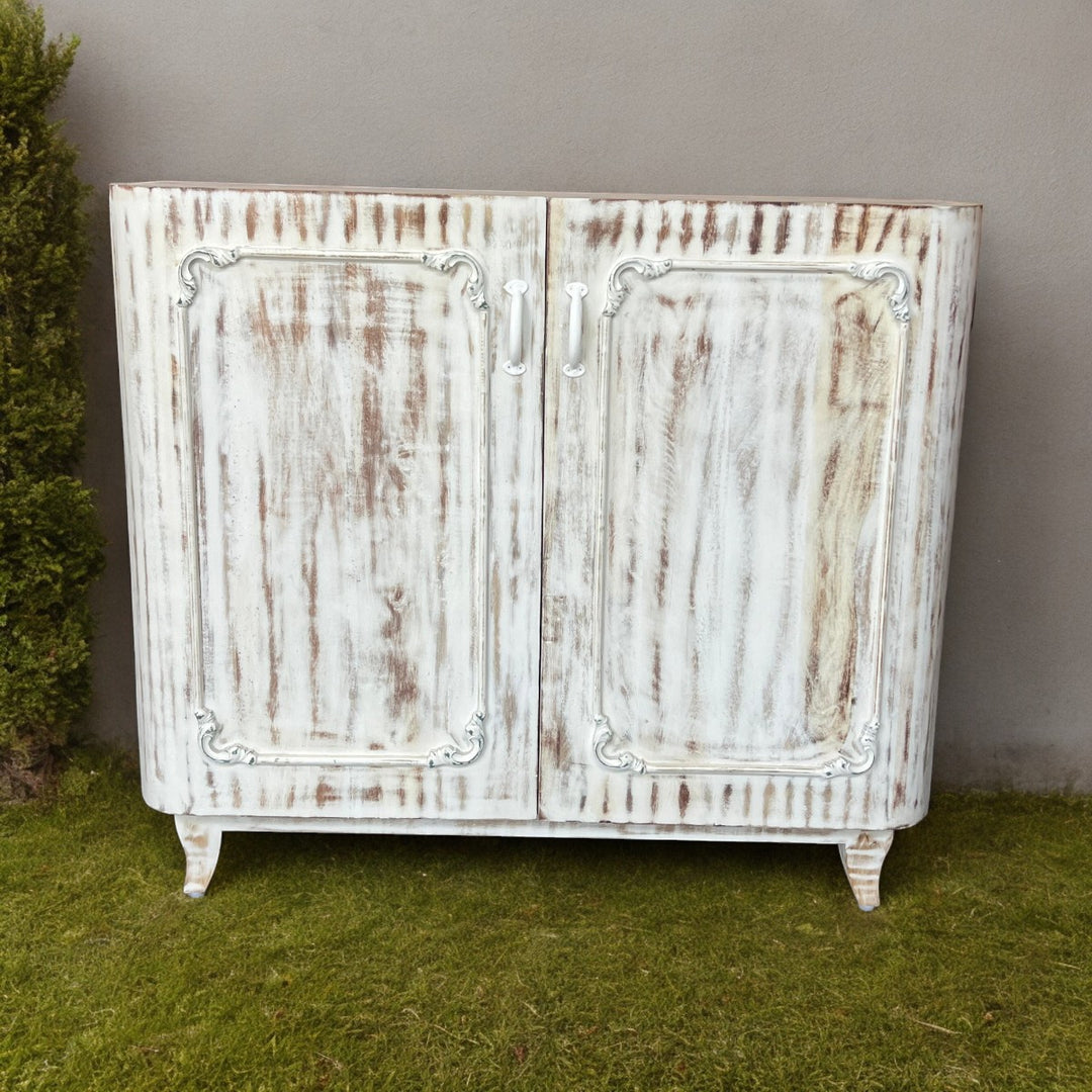 Malena Solid Sheesham Wood Cabinet & Sideboard  1