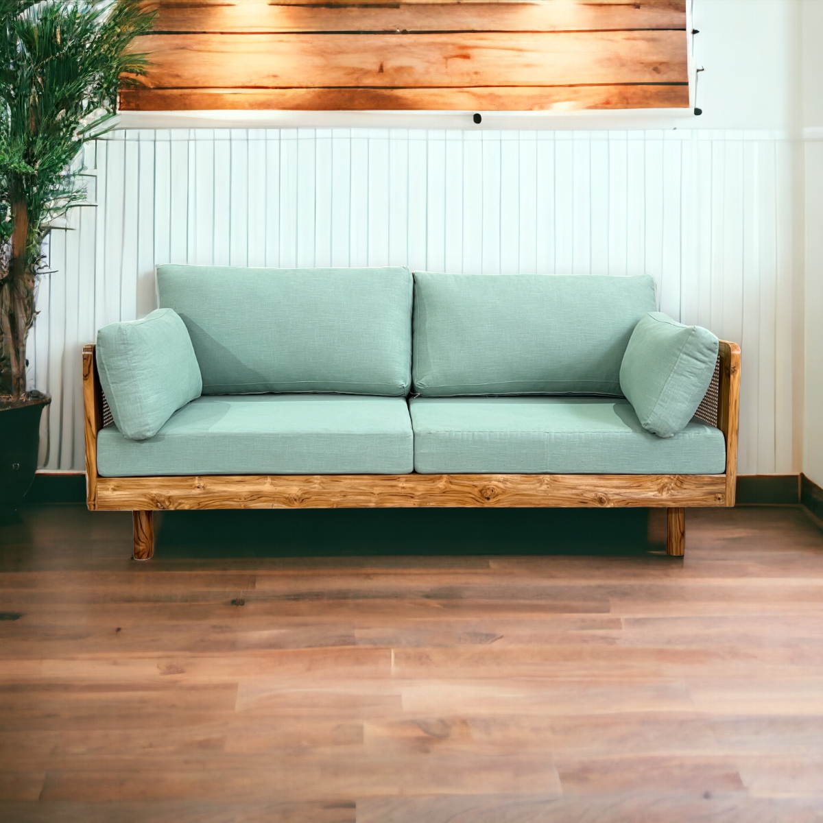 Nismaaya Aero Rattan 3 Seater Sofa in India – Nismaaya Decor