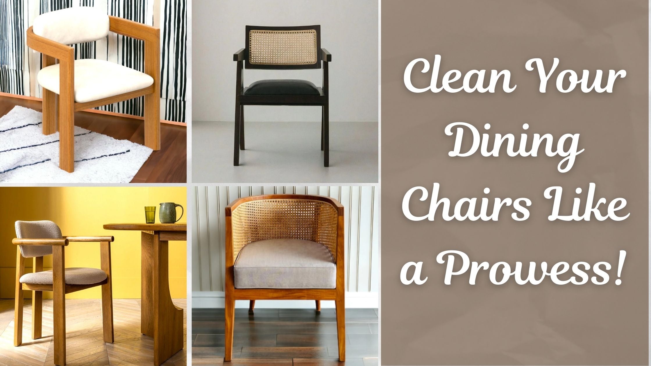 Clean Dining Chairs Easily: The Hacks You’ll Ever Need – Nismaaya Decor