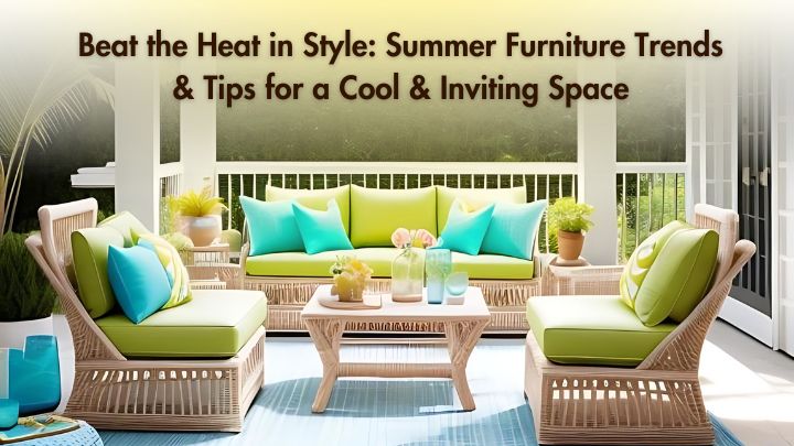 Beat the Heat in Style: Summer Furniture Trends & Tips for a Cool & Inviting Space