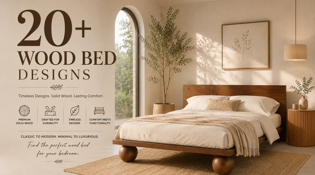 Latest Wood Bed Designs & Wooden Bed Designs for Bedrooms