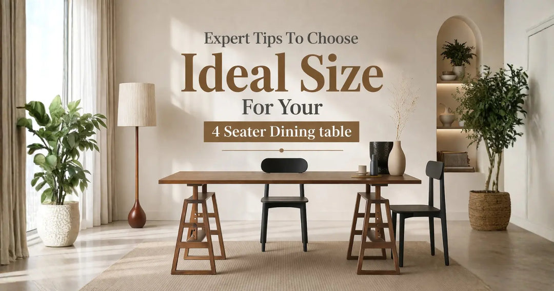 What Size Is Ideal for a 4 Seater Dining Table? Find Out Here