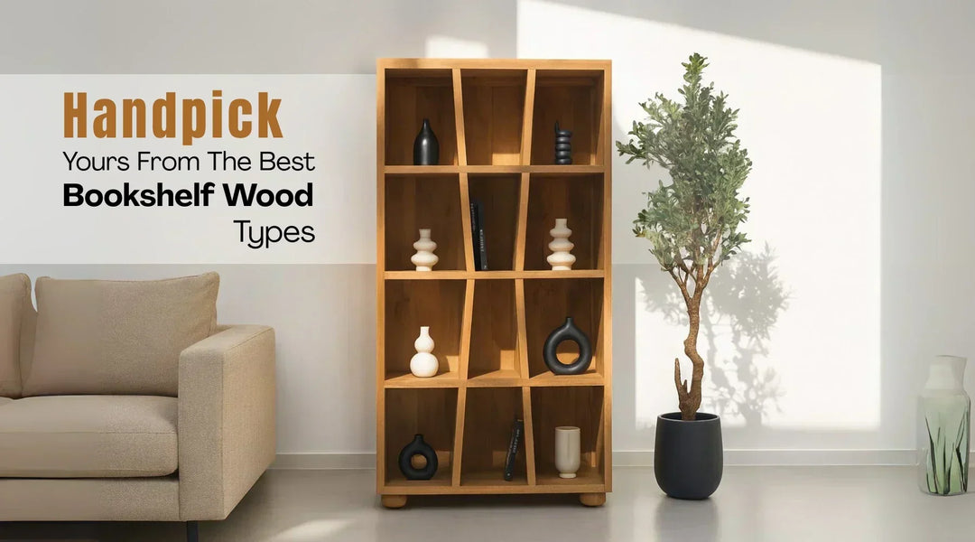 Wooden bookshelf In India