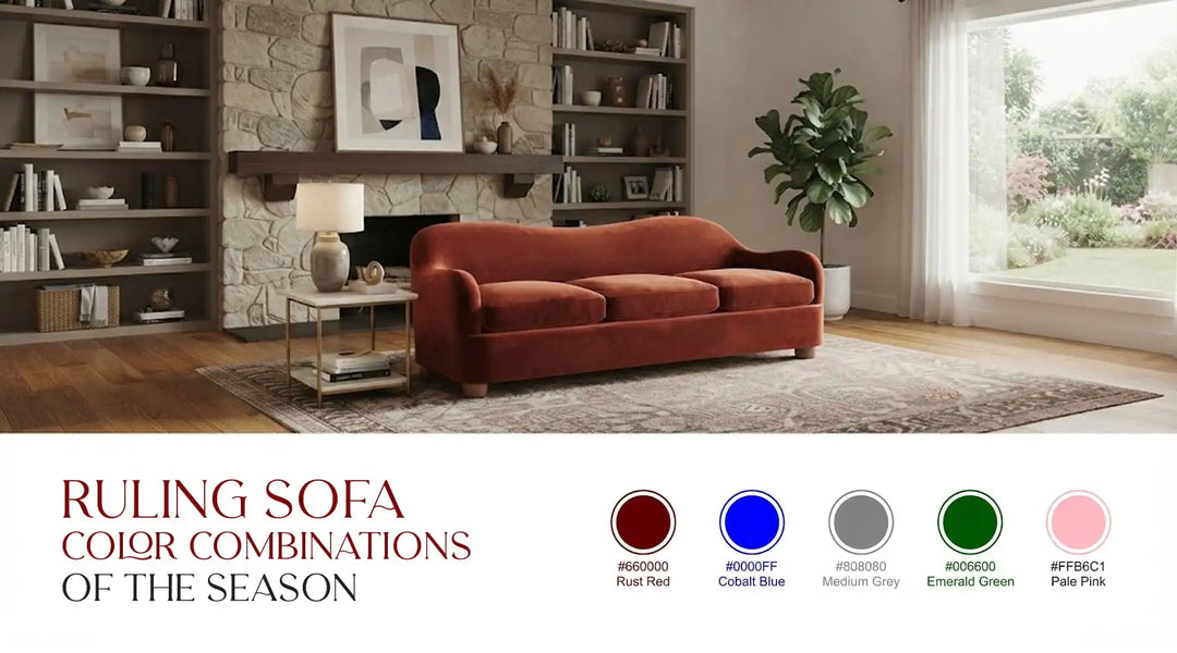 Best Sofa Color Combinations for Living Room