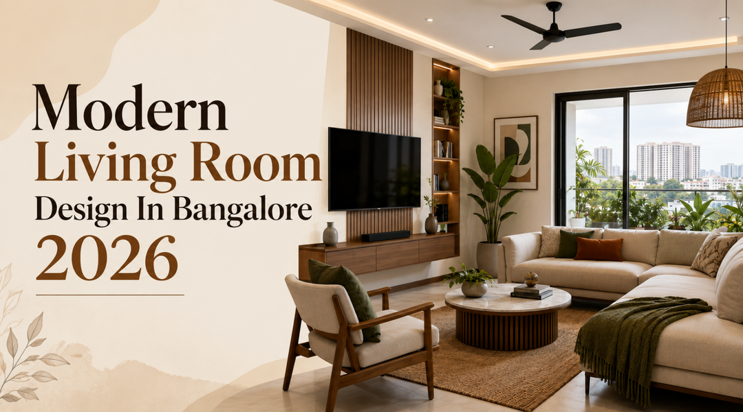 Trending Modern Living Room Design In Bangalore 2026