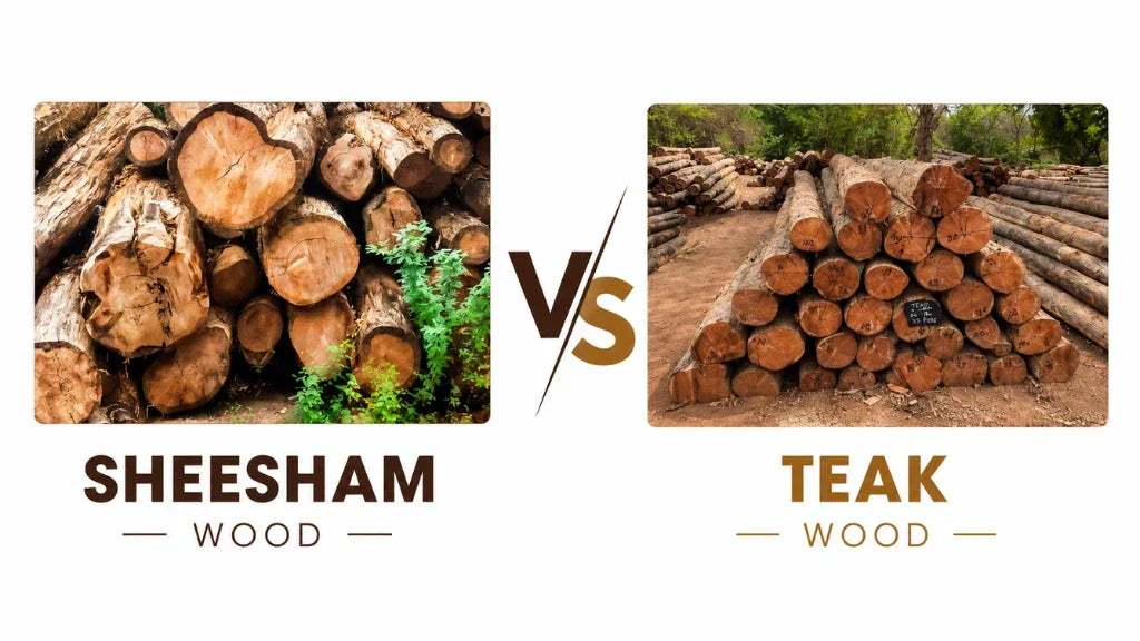 Sheesham wood vs teak wood furniture comparison