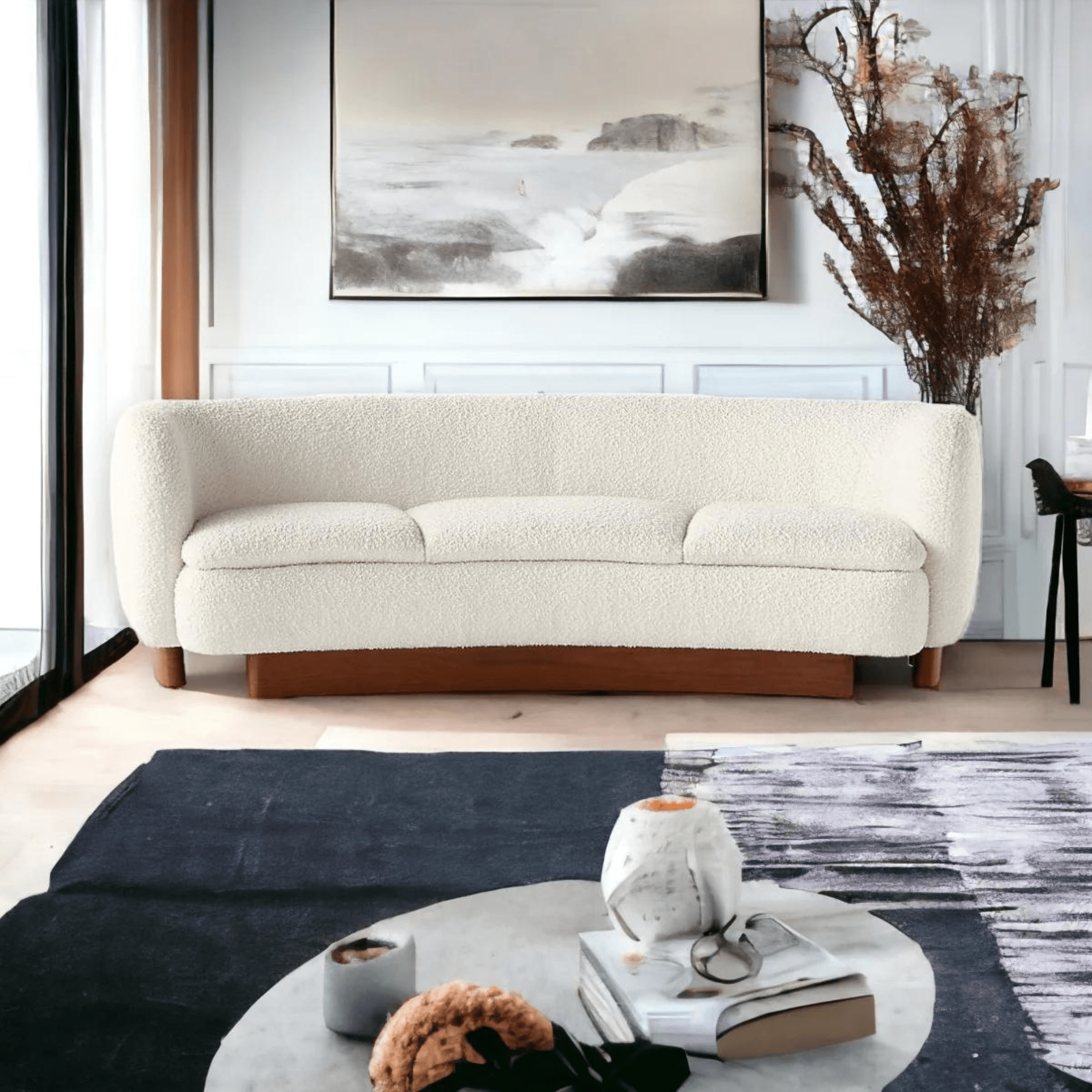 3 Seater Wooden Sofa Set Online