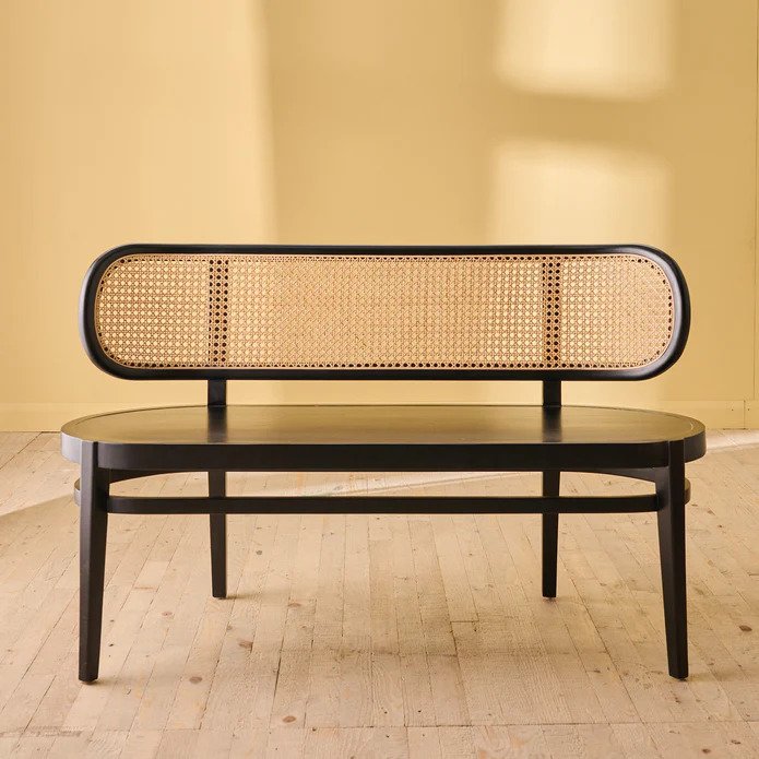 Buy Musk Teak Rattan Bench at best price online india