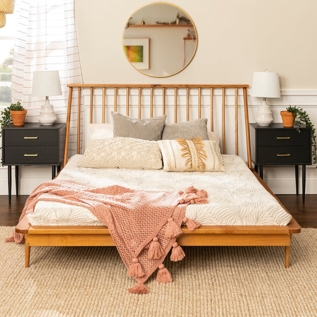 Nismaaya Ameya Solid Wood Queen Bed