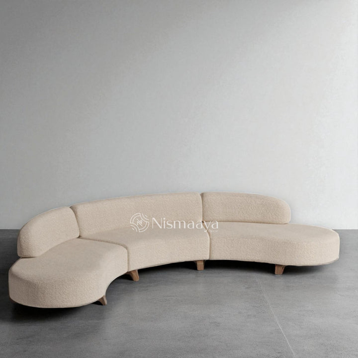 Nismaaya Badu 3 Seater Fabric Sofa