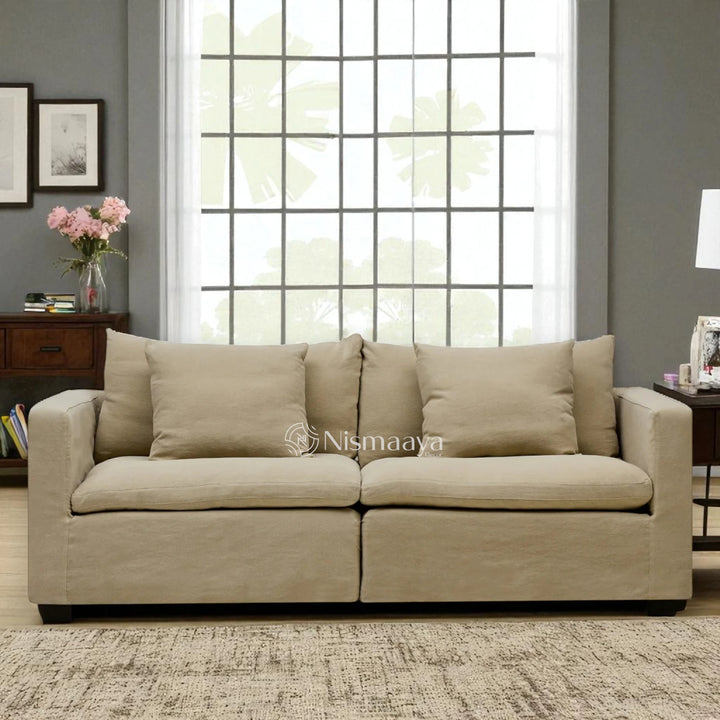 Nismaaya Cape Modular Sofa Warm Stone 2 Seater