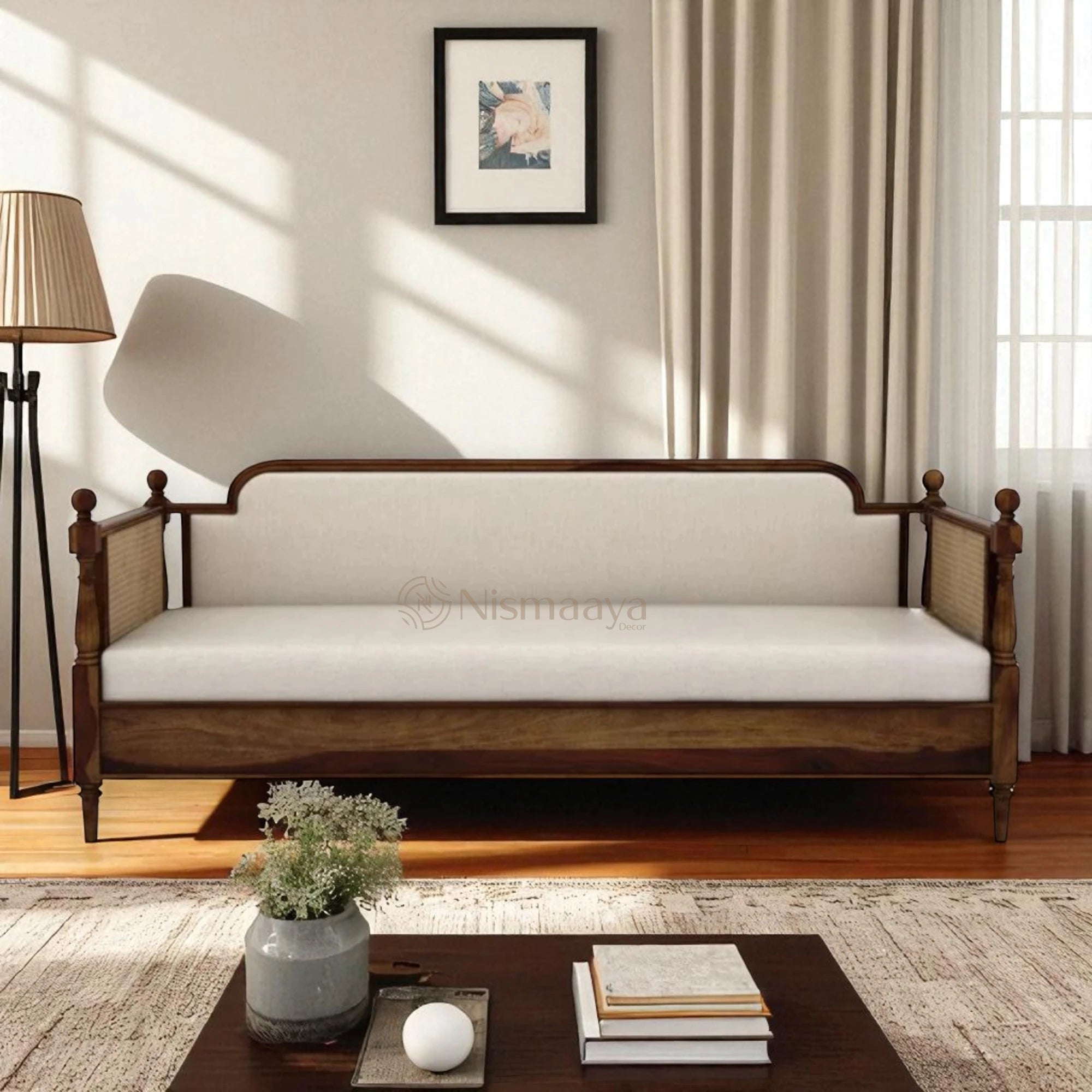 Dyuti Sheesham Wood Cane Divan Bed | Modern Day Bed Designs | Up to 40% ...
