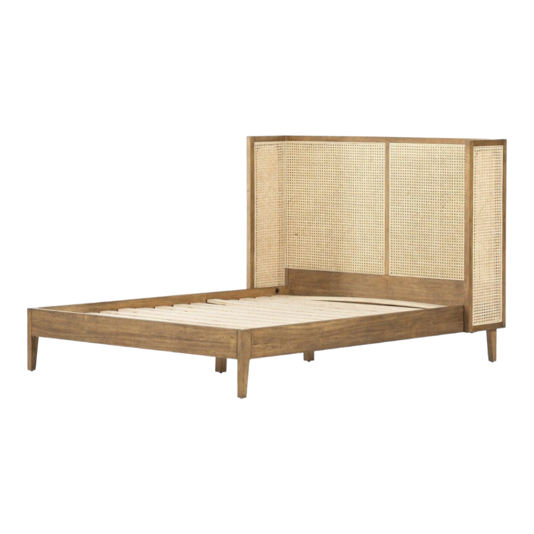 Nismaaya Faya Queen Size Bed Rattan 4