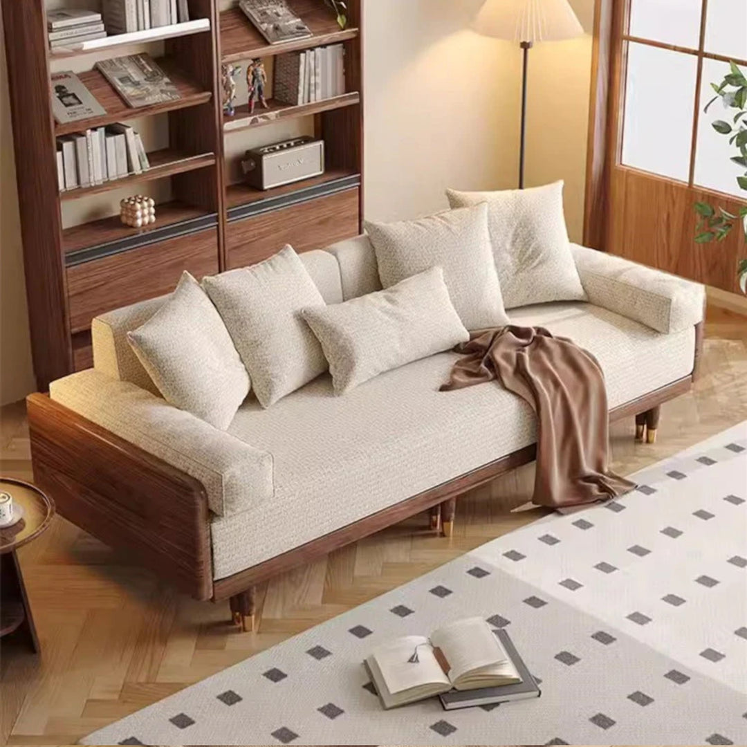 Nismaaya New and Stylish SERENIT Sofa Cum Bed Solid Teak Wood
