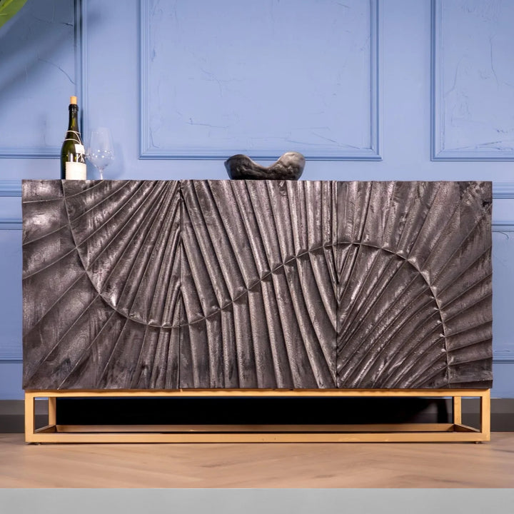 Scorpion Solid Mango Wood Sideboard with Elaborated