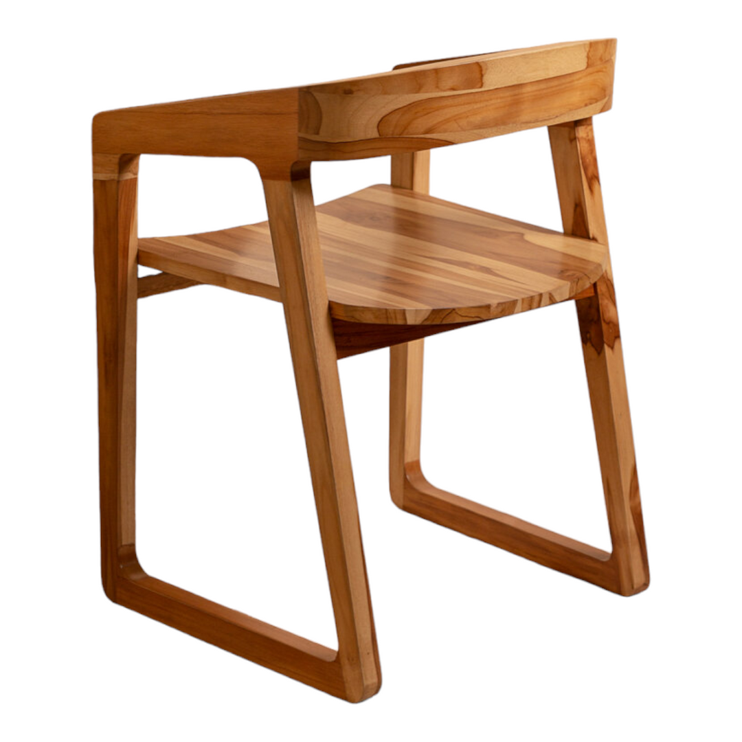 Alen Solid Teak Wood Dining Chair 6