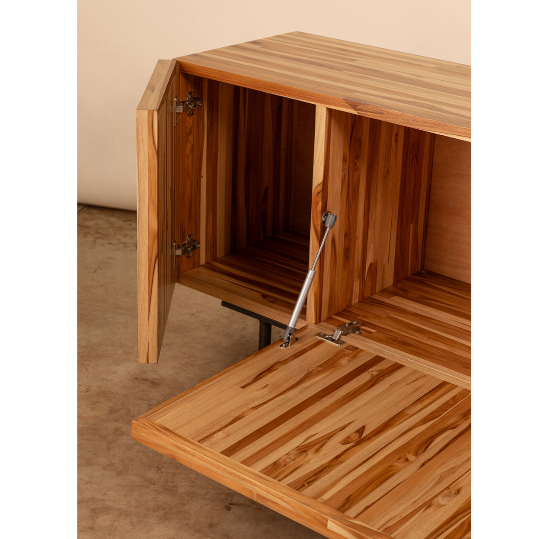 Alena Solid Teak Wood Cabinet & Sideboard 4