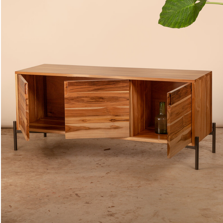 Aylin Solid Teak Wood Sideboard & Cabinet 3