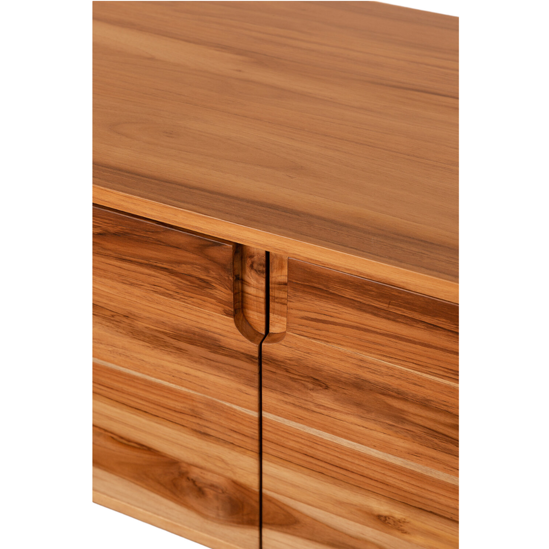 Aylin Solid Teak Wood Sideboard & Cabinet 6