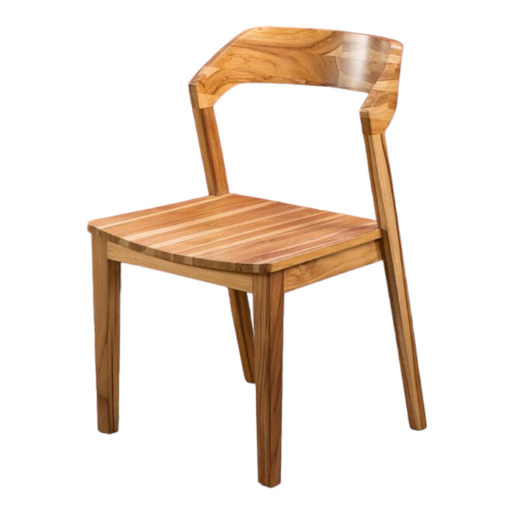 Aysun Solid Teak Wood Dining Chair 5