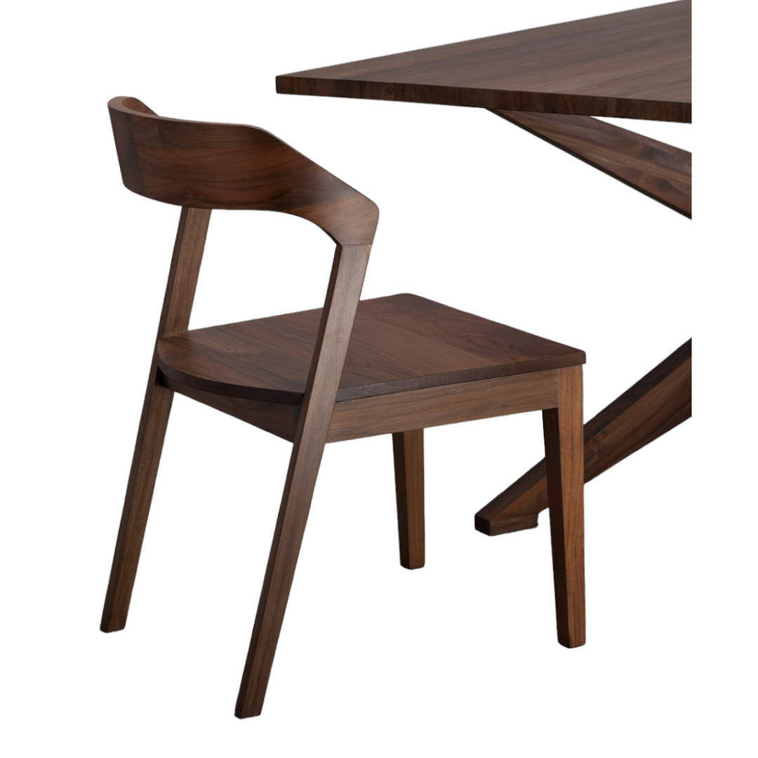 Aysun Solid Teak Wood Dining Chair 11