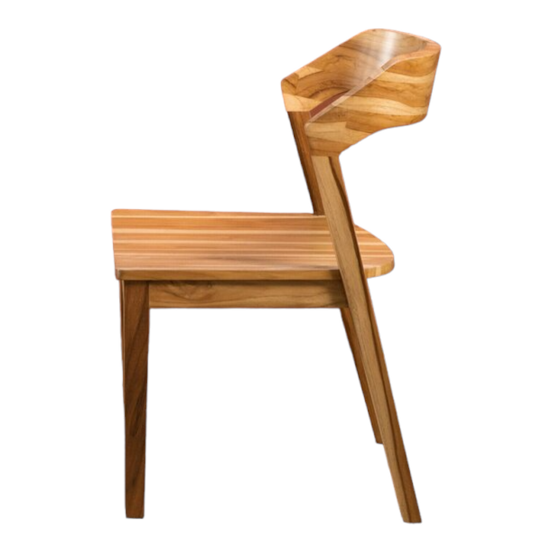 Aysun Solid Teak Wood Dining Chair 6