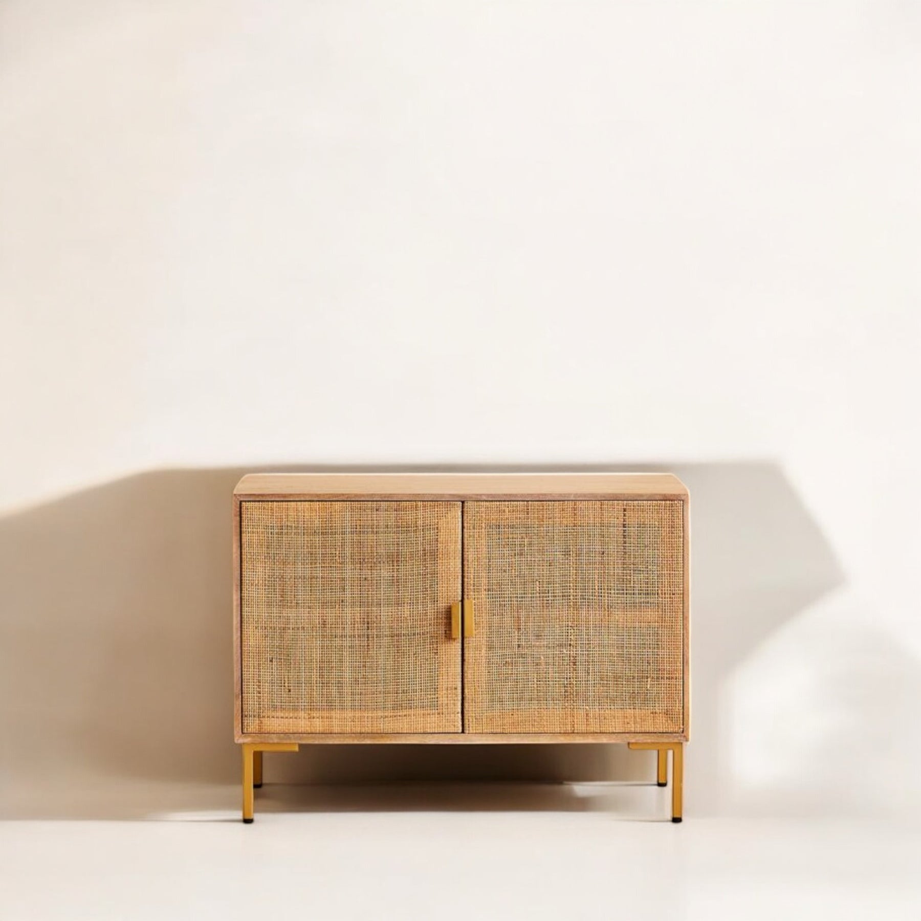 Divi Ratten Divi Rattan Webbed Sideboard – Nismaaya Decor