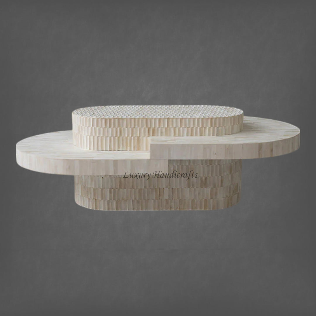 Blanch Bone Inlay Center Table