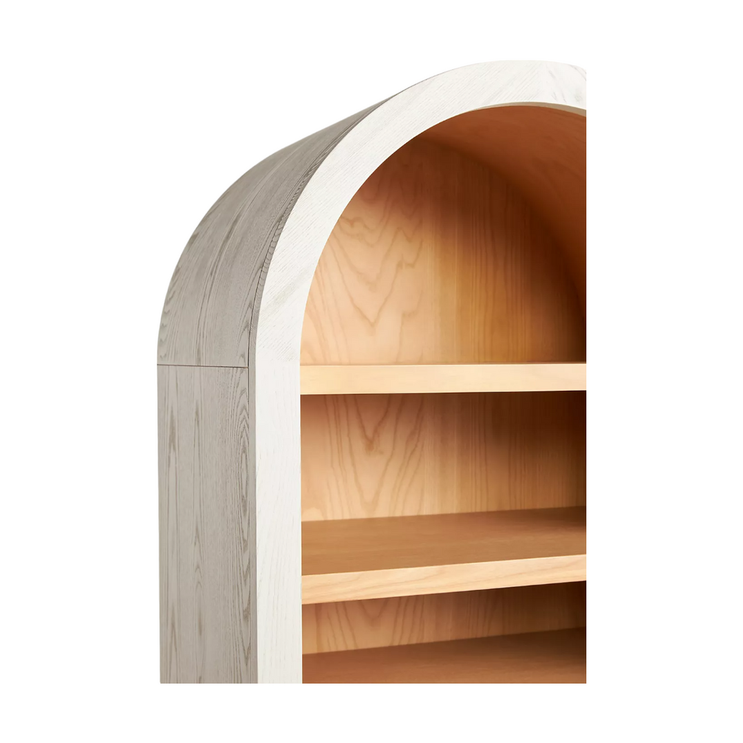 Calvin Solid Ash Wood Bookshelf 23