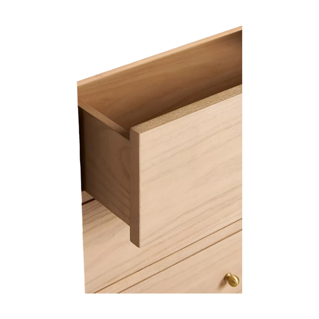Calvin Solid Ash Wood Bookshelf 24