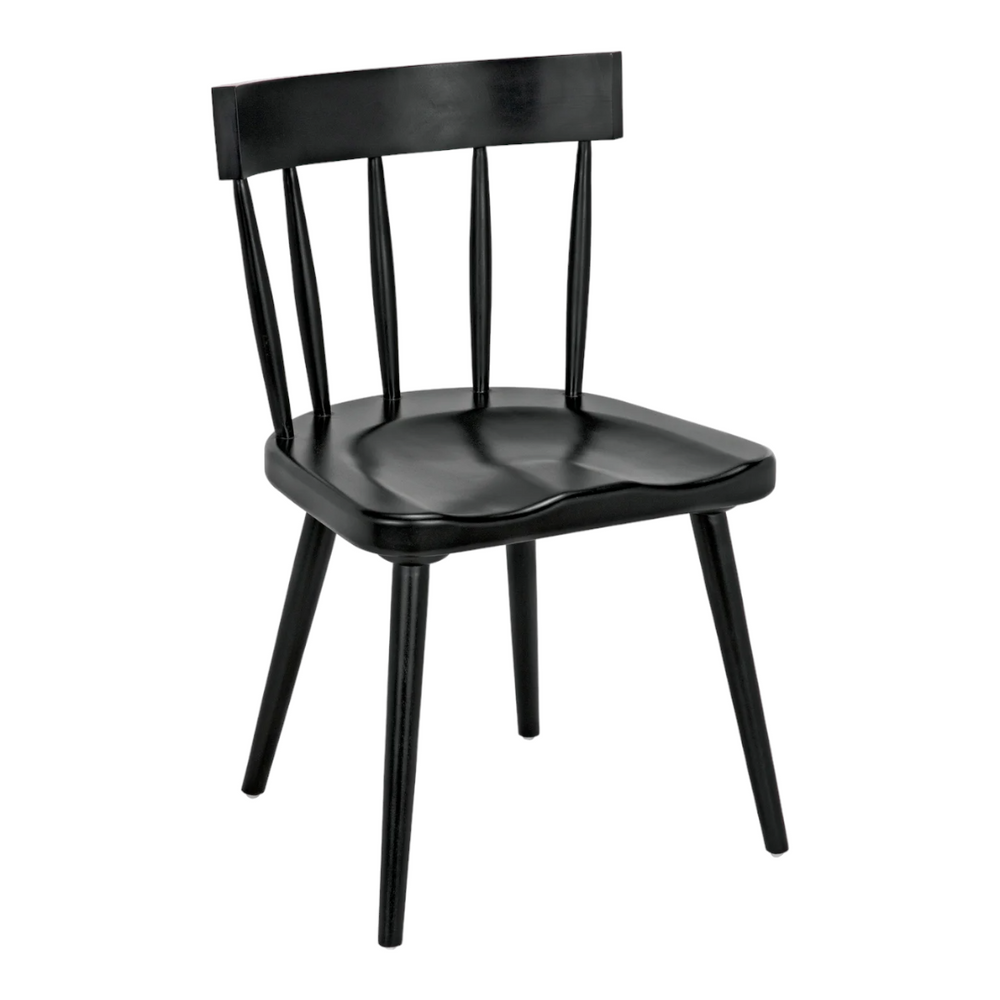 Helve Solid Teak Wood Dining Chair 2