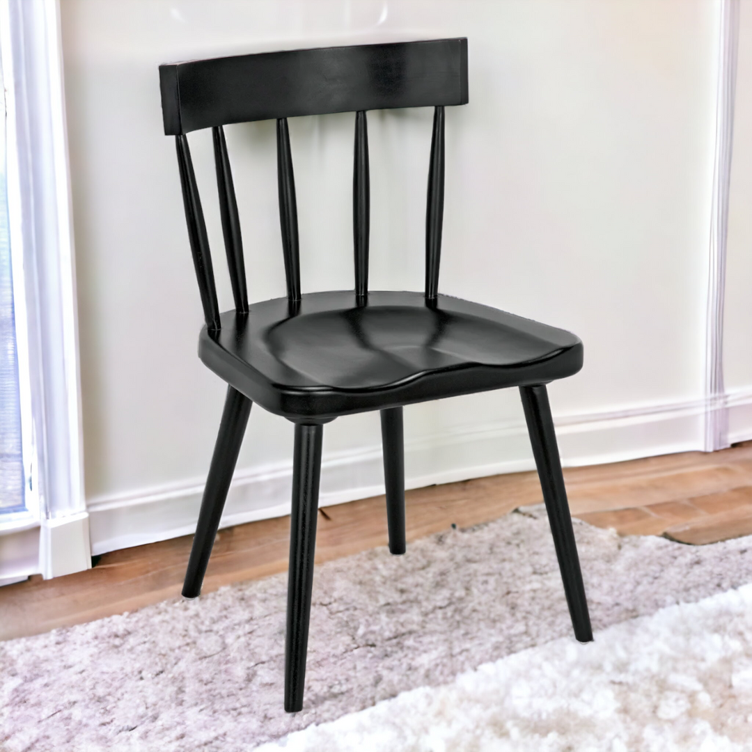 Helve Solid Teak Wood Dining Chair 1