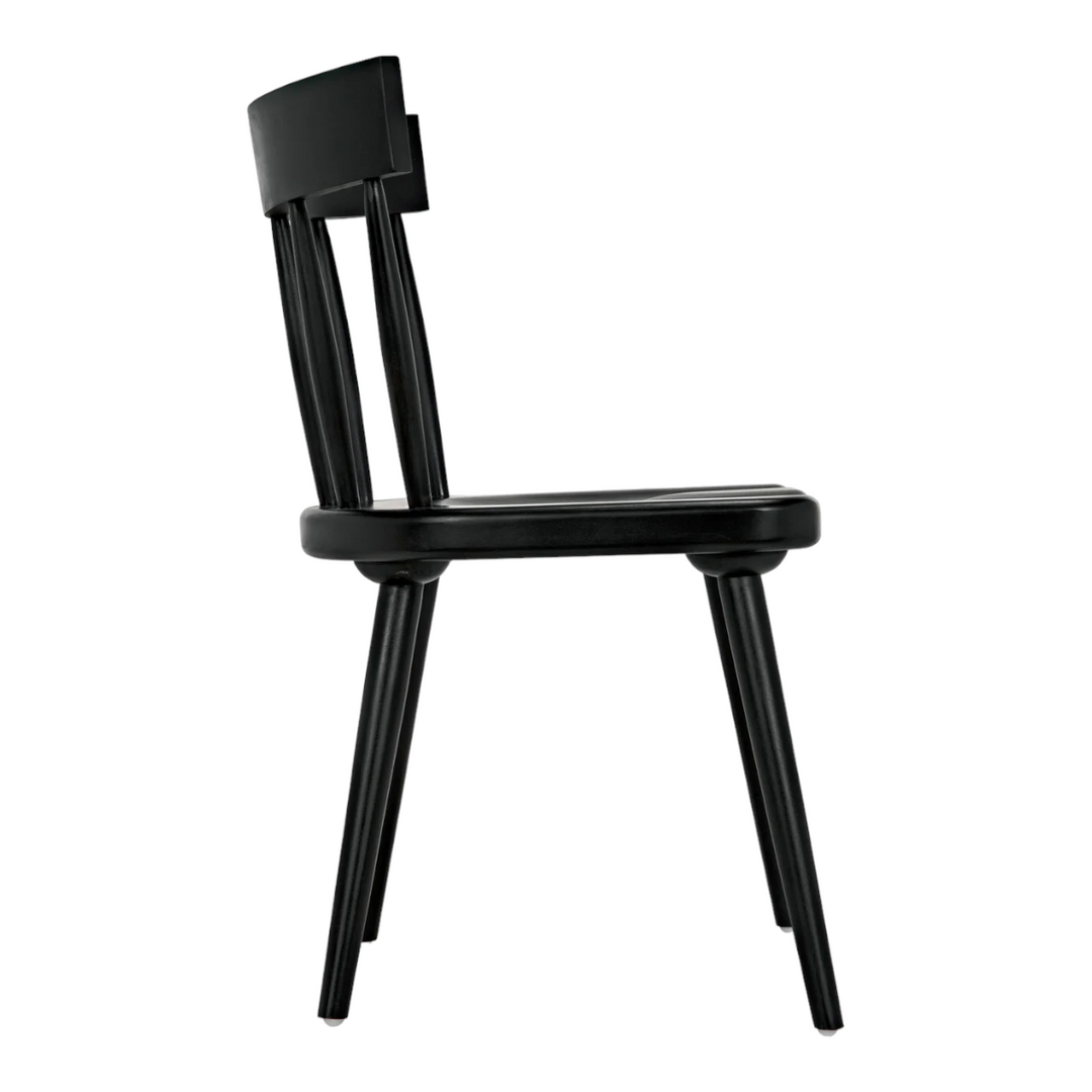 Helve Solid Teak Wood Dining Chair 8