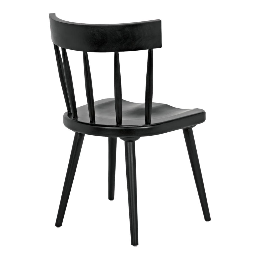 Helve Solid Teak Wood Dining Chair 9