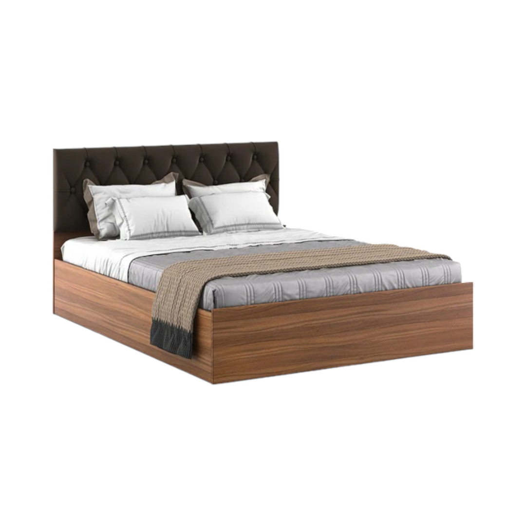 Jennis Solid Engineered Wood Bed With Box Storage  3
