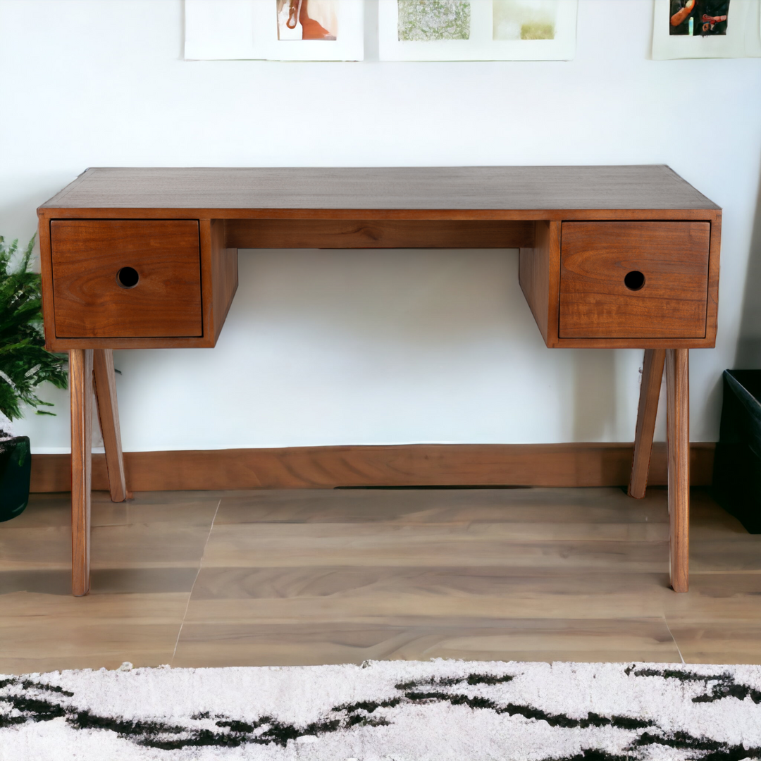 Office table teak online wood