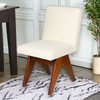 Maren Solid Teak Wood & Boucle Dining Chair