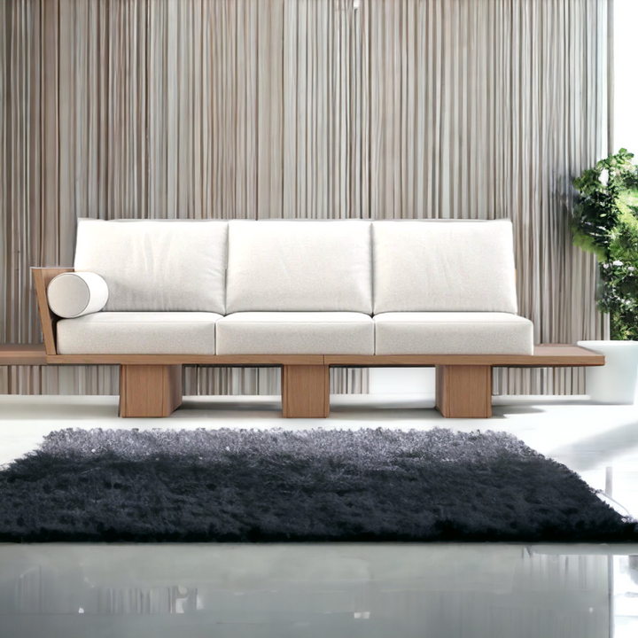 Teak Wood 3 Seater Sofa online at best price