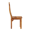 Nismaaya Solid Wood Contemporary Wave Back Ergonomic Dining Chair 4