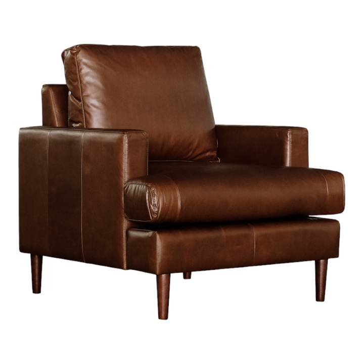 Nismaaya Adana Leather 1 Seater Sofa 3