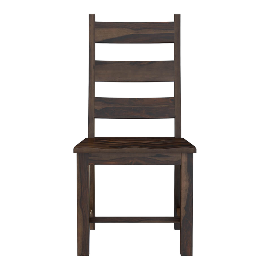 Nismaaya Adolfo Solid Wood Ladder Back Dining Chair 2