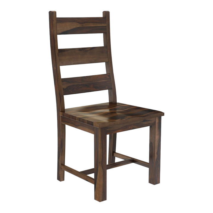 Nismaaya Adolfo Solid Wood Ladder Back Dining Chair 3