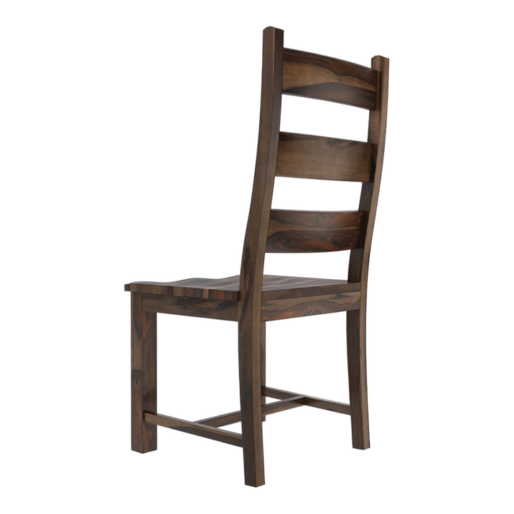 Nismaaya Adolfo Solid Wood Ladder Back Dining Chair 6