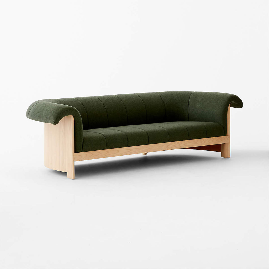 Nismaaya Alrik 3 Seater Pine Wood & Fabric Sofa 3