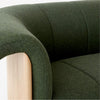 Nismaaya Alrik 3 Seater Pine Wood & Fabric Sofa 6