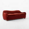 Nismaaya Alton 3 Seater Walnut Wood & Fabric Sofa 3