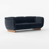 Nismaaya Alva 3 Seater Oak Wood & Fabric Sofa 3