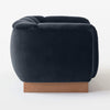 Nismaaya Alva 3 Seater Oak Wood & Fabric Sofa 5