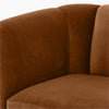 Nismaaya Alva 3 Seater Oak Wood & Fabric Sofa 11